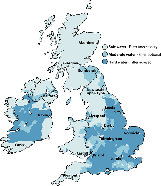 Hard Water map